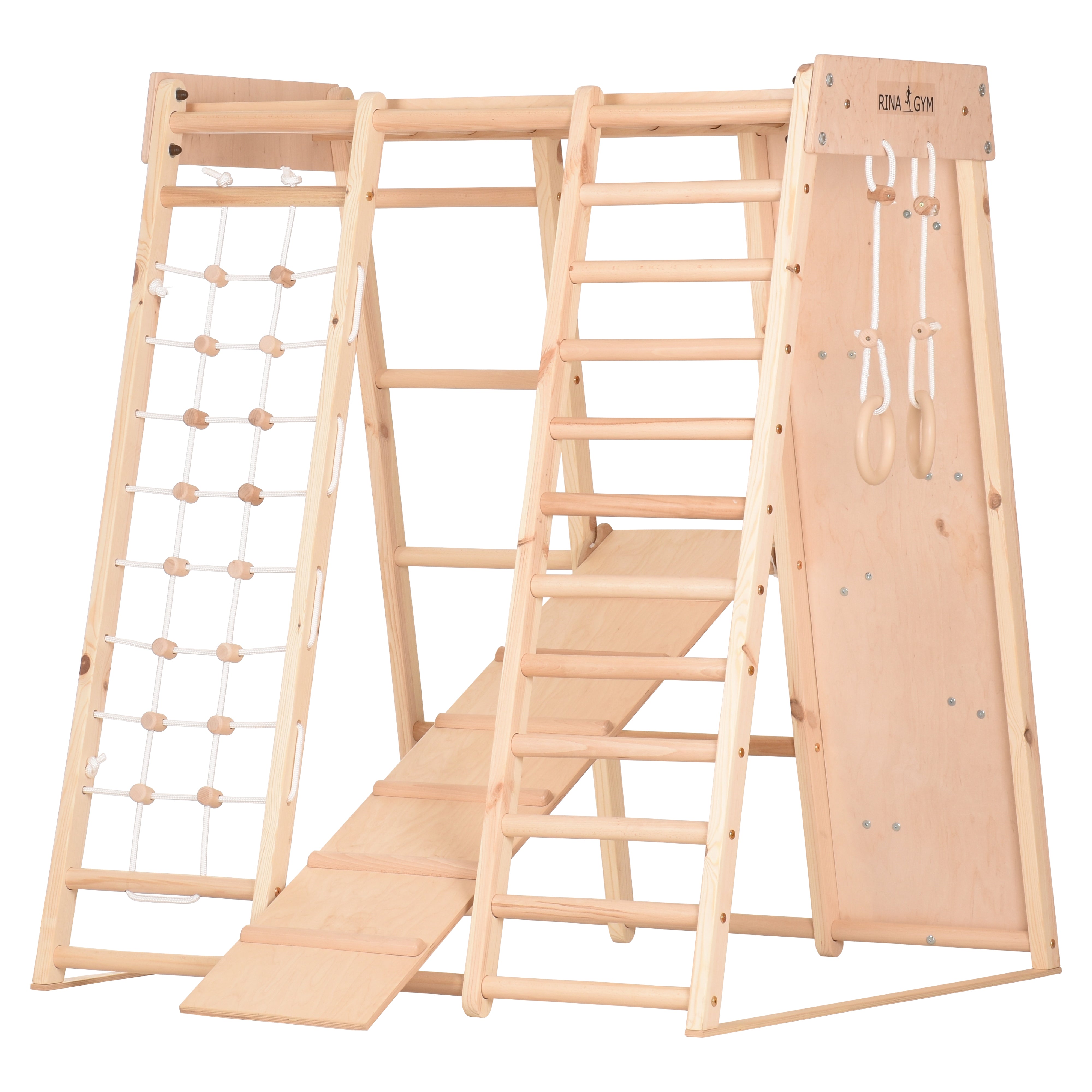 Indoor-Klettergerüst aus Holz 145 cm – RINAGYM