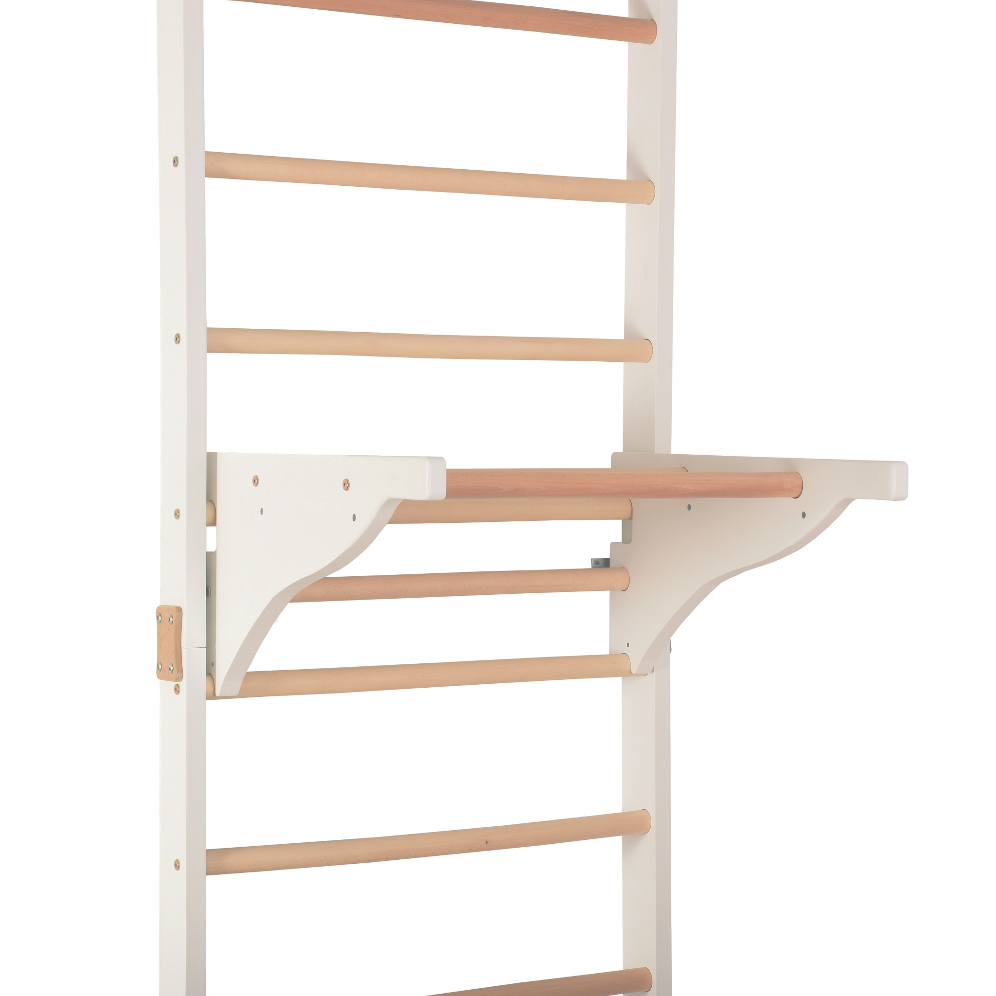 Sprossenwand mit Klimmzugstange & Dip-Barren – PRO PURE – weitere Produktansicht 15 – RINAGYM