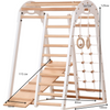 Indoor-Klettergerüst weiß 125 cm mit Netz – weitere Produktansicht 2 – RINAGYM