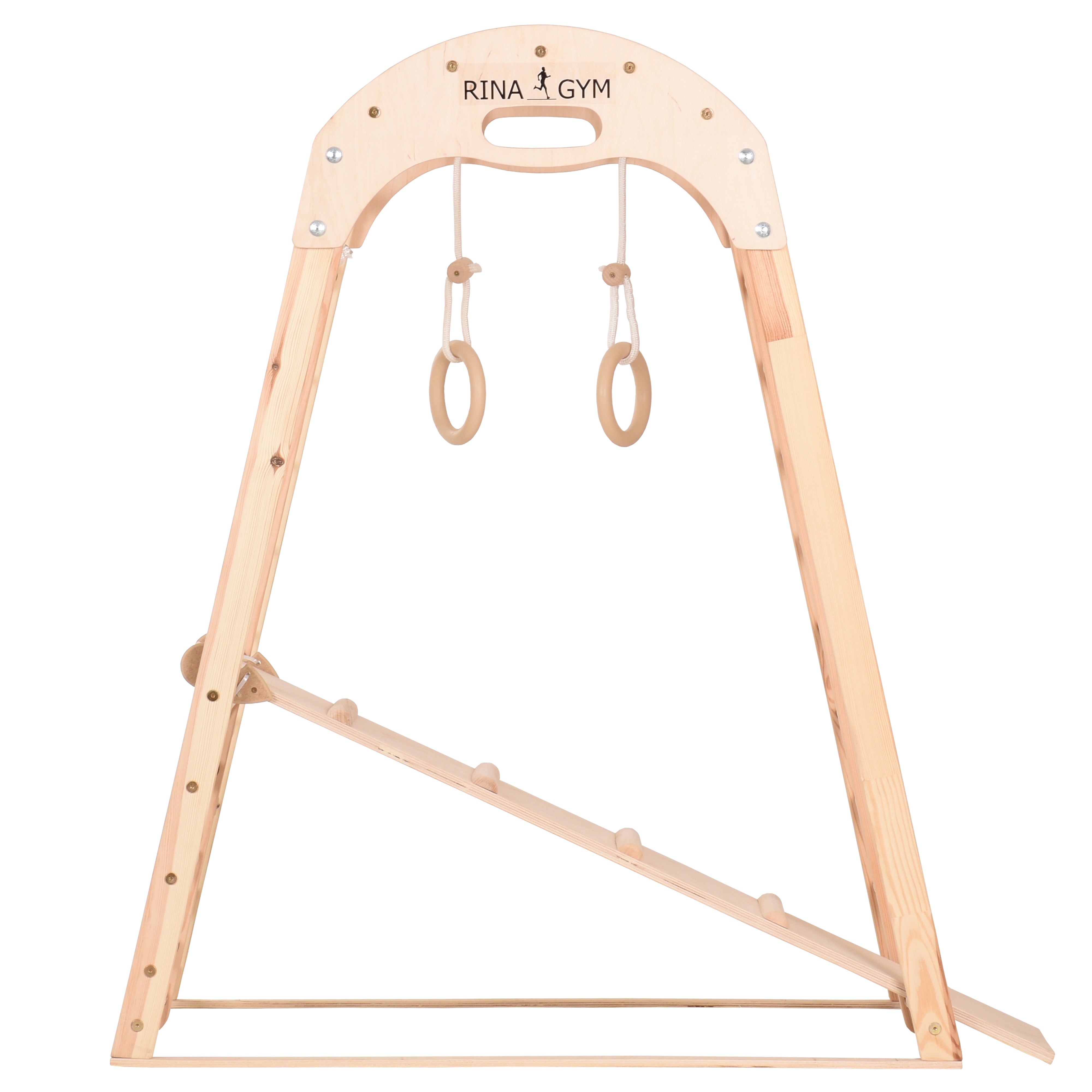 Indoor-Klettergerüst aus Naturholz – Produktansicht 8 – RINAGYM