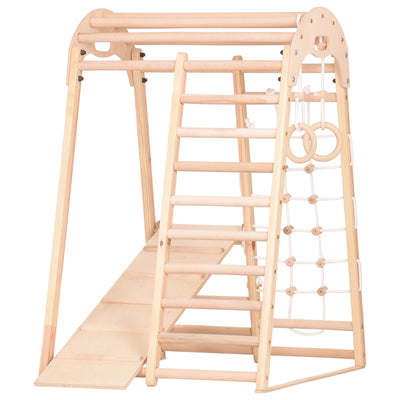 Indoor-Klettergerüst aus Naturholz – Produktansicht 2 – RINAGYM