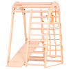 Indoor-Klettergerüst Natur 125 cm mit Netz – RINAGYM