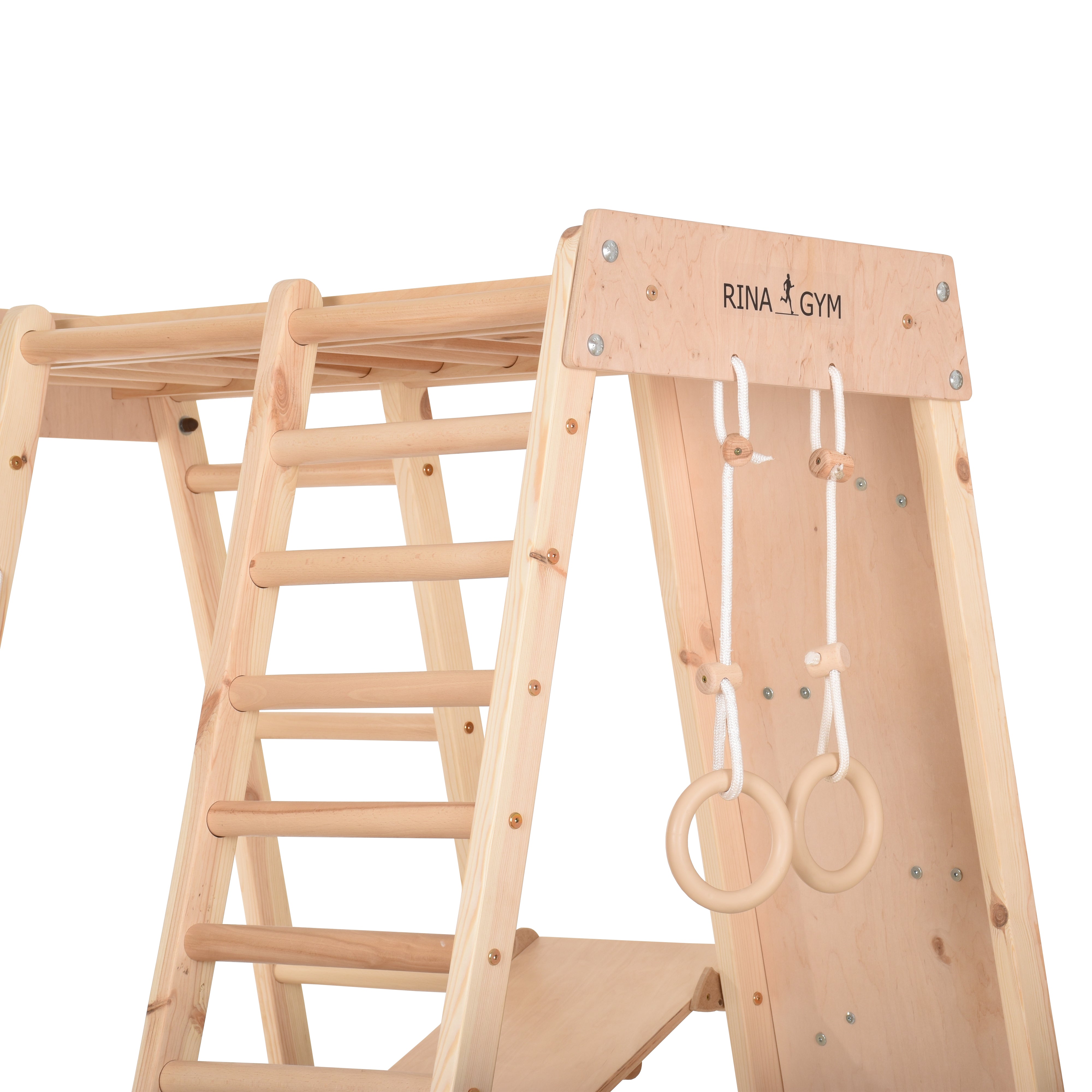 Indoor-Klettergerüst aus Holz 145 cm – weitere Produktansicht 8 – RINAGYM