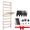 Sprossenwand mit Klimmzugstange & Dip-Barren – PRO PURE – weitere Produktansicht 3 – RINAGYM