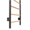 Sprossenwand aus Stahl und Buchenholz in Graphit – Produktansicht 1 – RINAGYM