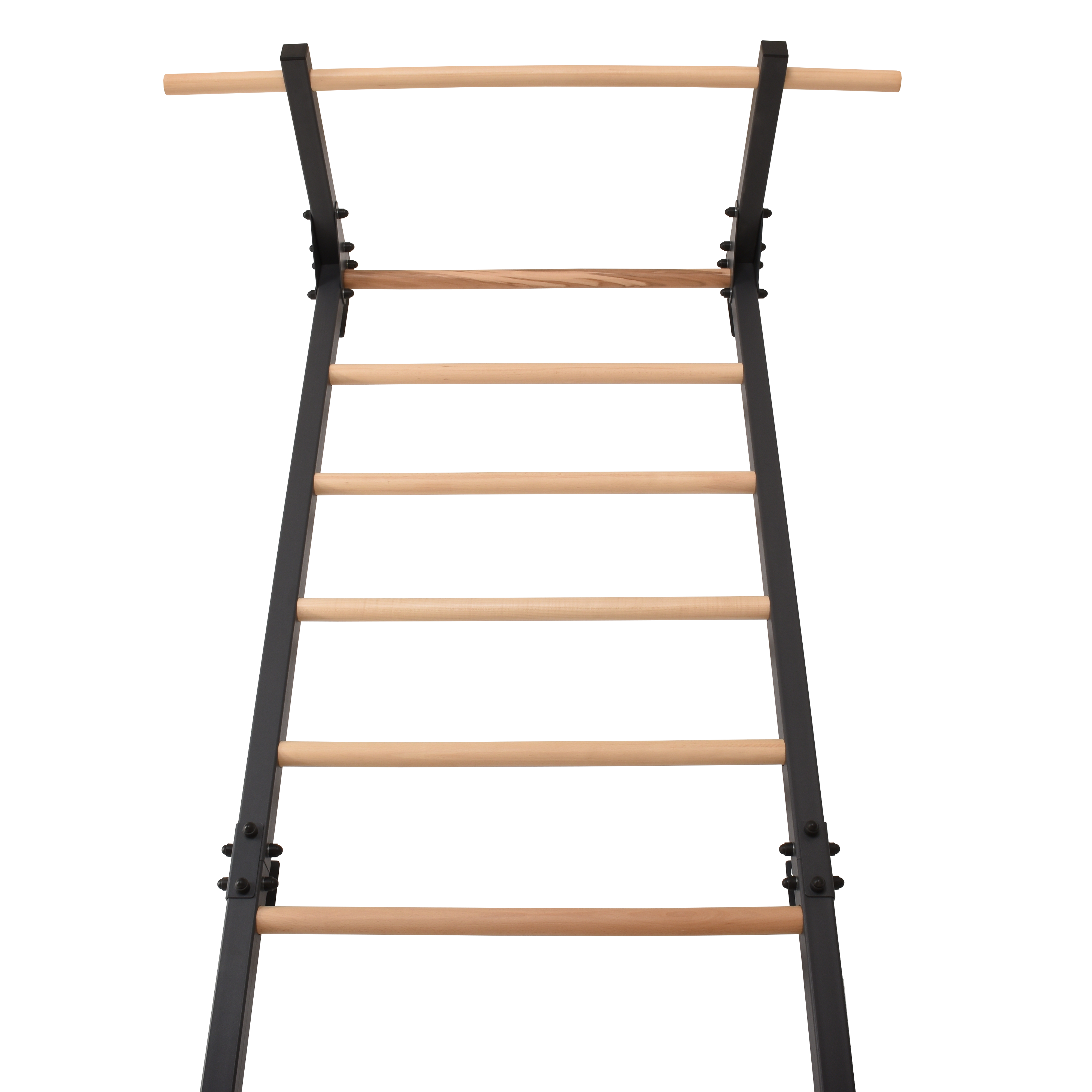 Sprossenwand STEEL PURE Graphit mit Klimmzugstange – weitere Produktansicht 15 – RINAGYM