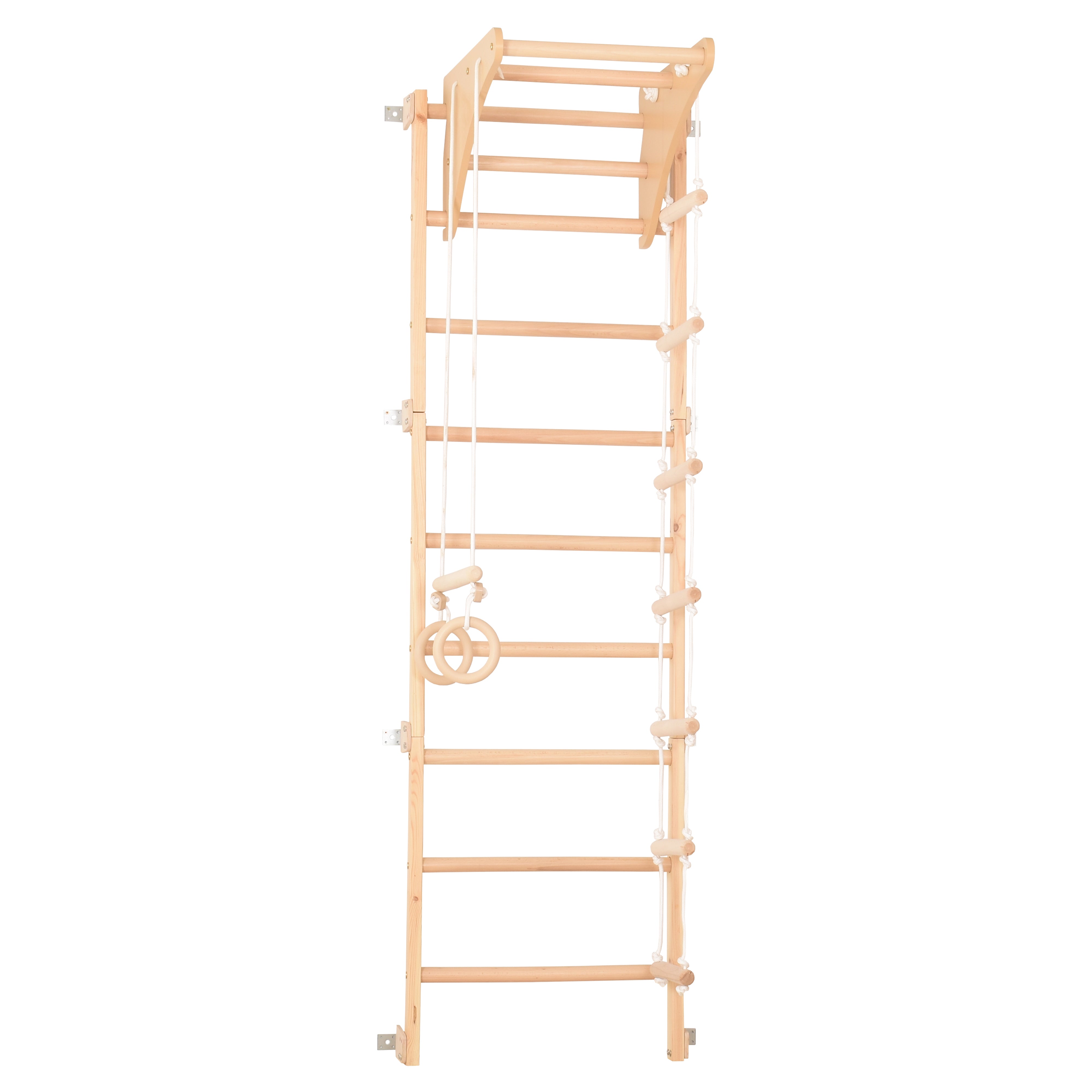 Sprossenwand Eco Pine mit Klimmzugstange – weitere Produktansicht 7 – RINAGYM