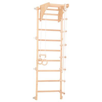 Sprossenwand Eco Pine mit Klimmzugstange – RINAGYM