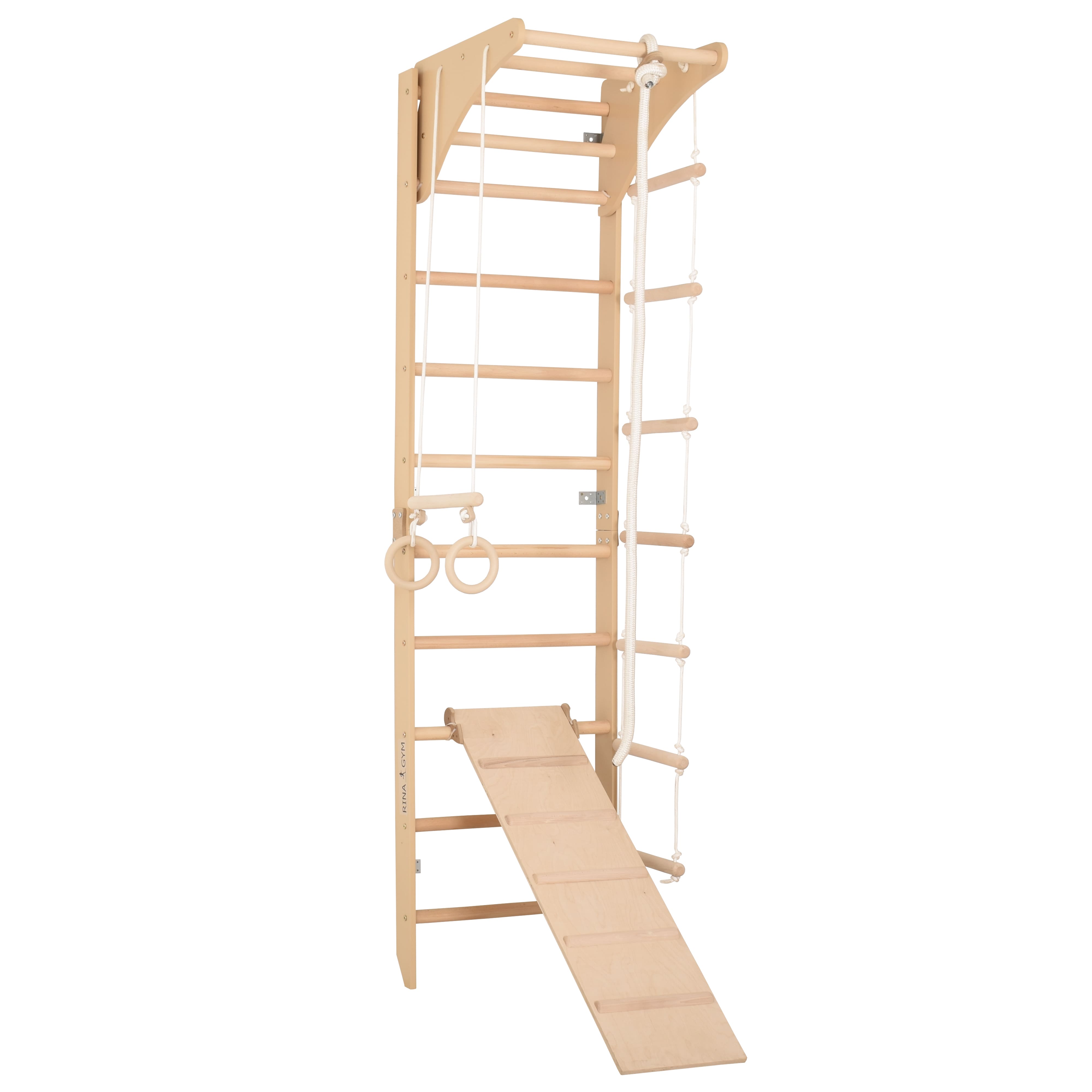 Sprossenwand SPR C mit Rutschbrett 230 cm – weitere Produktansicht 3 – RINAGYM