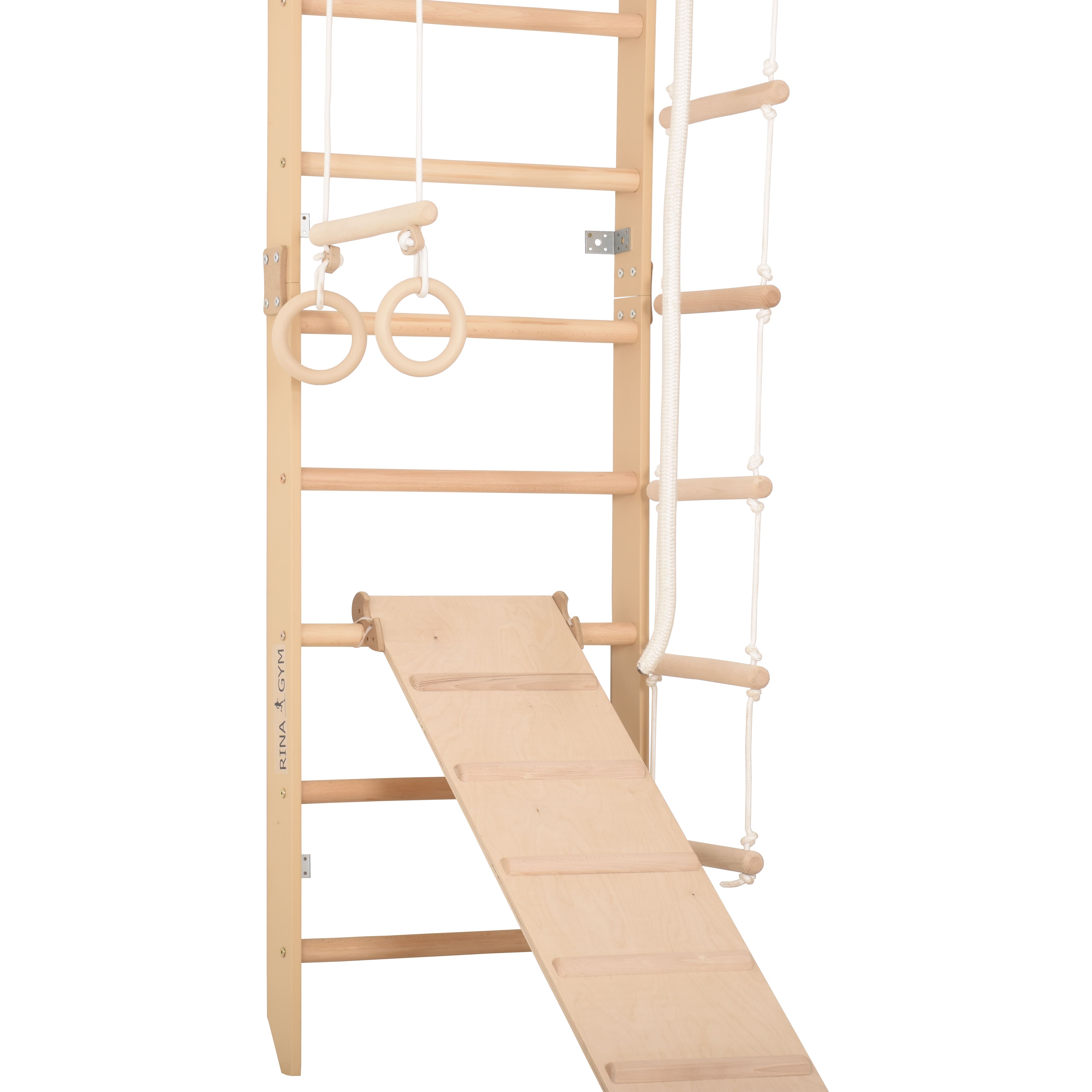 Sprossenwand SPR C mit Rutschbrett 230 cm – weitere Produktansicht 4 – RINAGYM