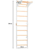 Sprossenwand SPR C PURE weiß 230 cm – weitere Produktansicht 2 – RINAGYM