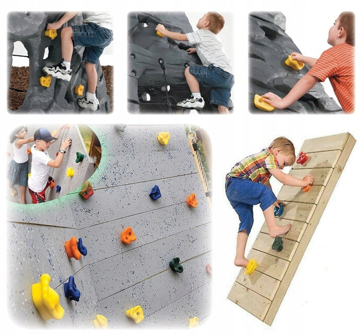 Klettergriffe 6er-Set aus Kunststoff – weitere Produktansicht 5 – RINAGYM