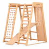 Multifunktionales Indoor Klettergerüst aus Holz – Für Zuhause & Familie ( 3 )