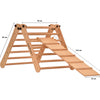 Faltbares Kletterdreieck mit Rutschbrett 115 cm – weitere Produktansicht 2 – RINAGYM