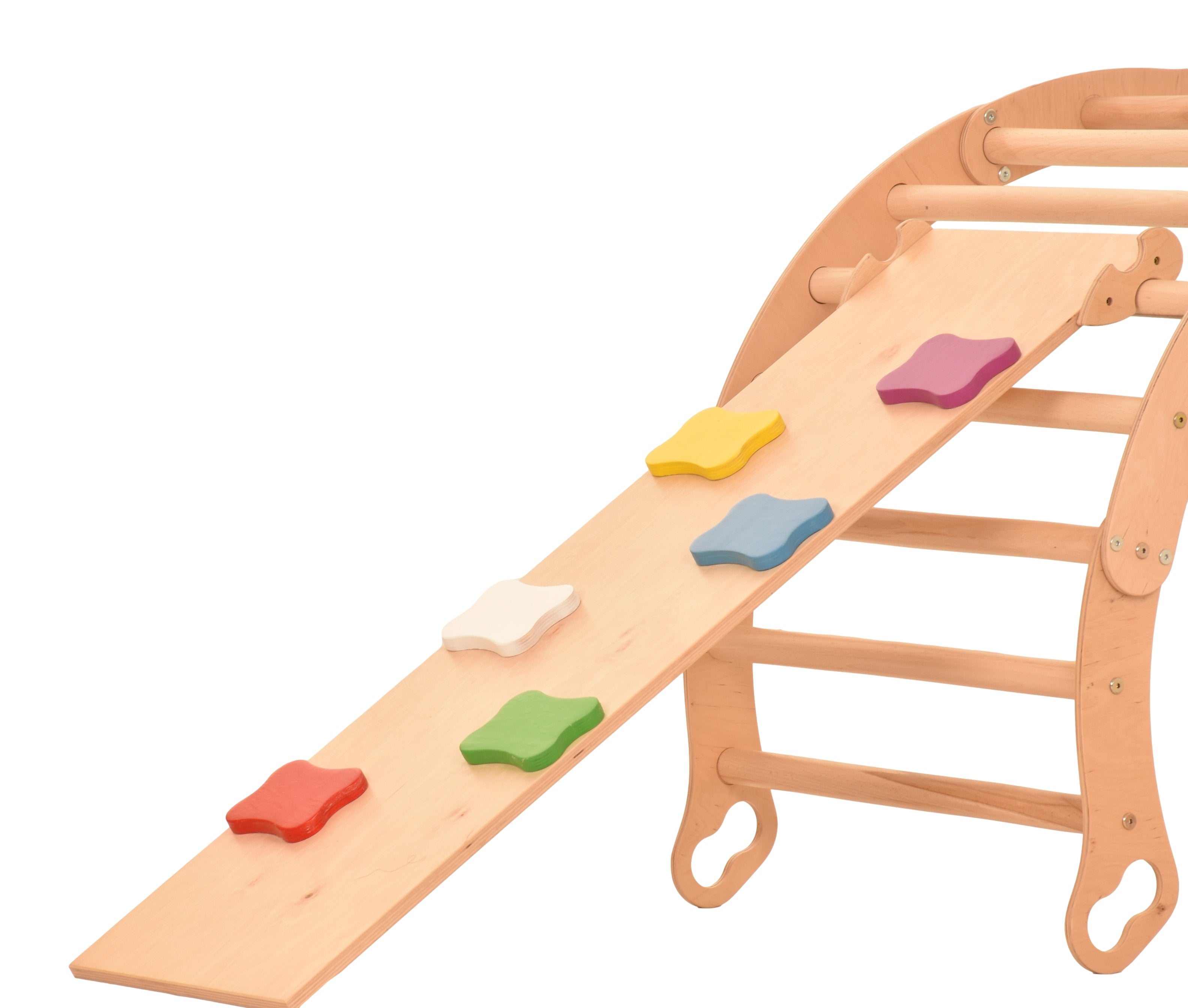 Rutschbrett & Hühnerleiter 115 cm Quadrate – RINAGYM